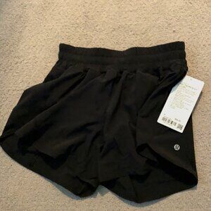 Lululemon Track That MR Short 5” Lined Black Workout Running Yoga Lesiure